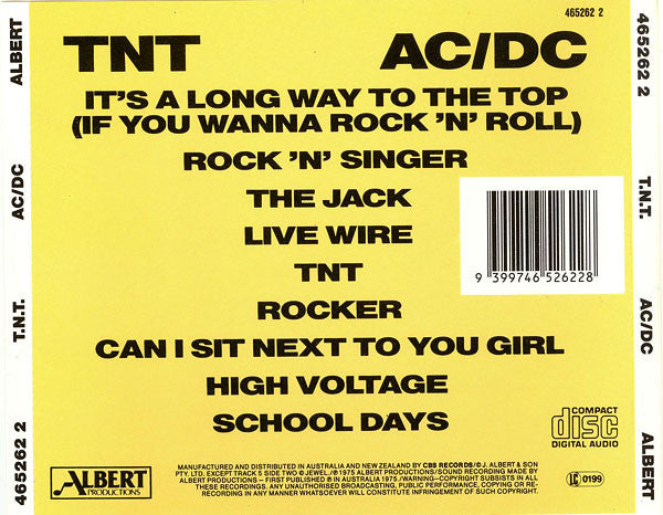 AC/DC : T.N.T. (CD, Album, RE)