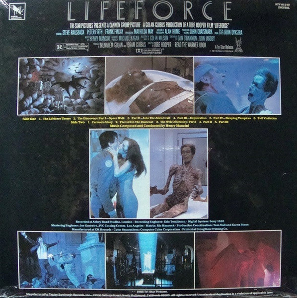 Henry Mancini : Lifeforce (Original Motion Picture Soundtrack) (LP, Album)