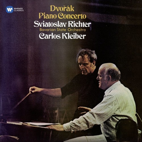 the album cover for Sviatoslav Richter - Dvorak: Piano Concerto / Schubert: Wanderer