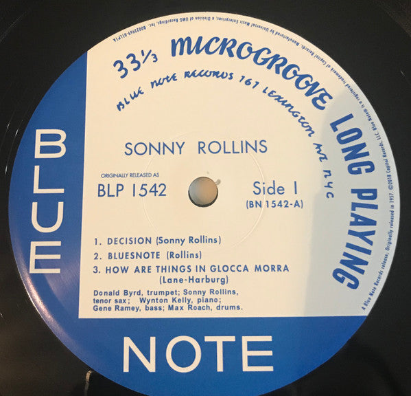 Sonny Rollins : Sonny Rollins (LP, Album, Mono, Ltd, RE, SRX)