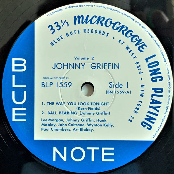 Johnny Griffin : Johnny Griffin, Vol. 2 (LP, Album, Mono, Ltd, RE, RM, SRX)