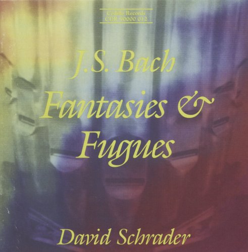the album cover for David Schrader - Fantasies & Fugues