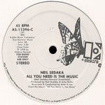 Neil Sedaka : All You Need Is The Music (12", Promo)