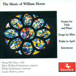 the album cover for W. Horne - Sonata for Viola & Piano: Songs for Ellen