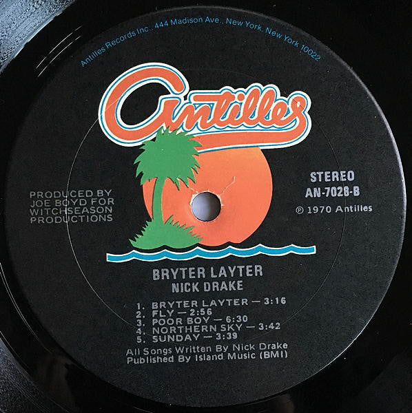 Nick Drake : Bryter Layter (LP, Album, RE, Kee)