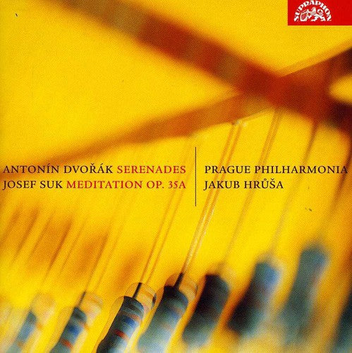 the album cover for Jakub Hrůša - Serende in E Major for String Orchestra