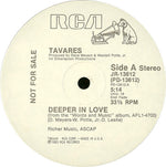Tavares : Deeper In Love (12", Promo)