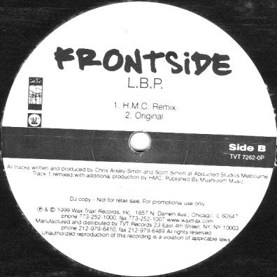 Frontside : L.B.P. (12", Promo)