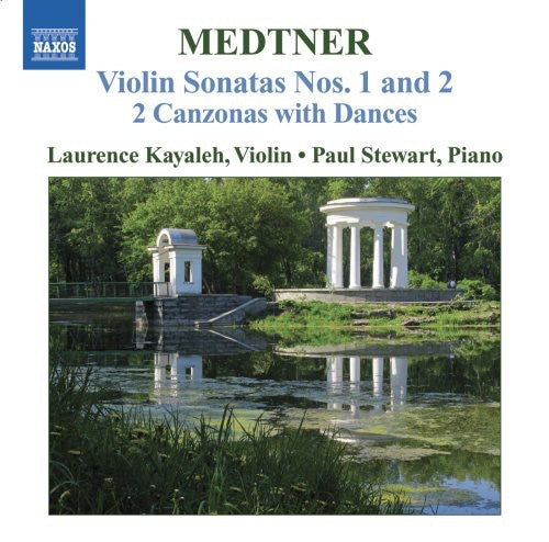 the album cover for Laurence Kayaleh - Violin Sonatas 1 & 2 / 2 Canzonas with Dance