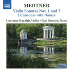 the album cover for Laurence Kayaleh - Violin Sonatas 1 & 2 / 2 Canzonas with Dance