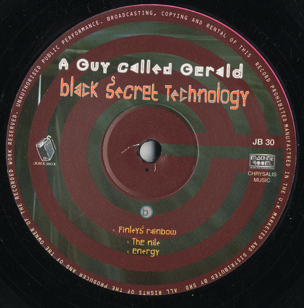 A Guy Called Gerald : Black Secret Technology (2xLP, Album, RE)