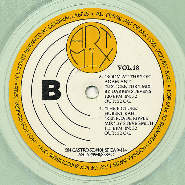 Various : Art Of Mix - Vol. 18 (12", Promo, Tra)