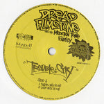 Dread Flimstone And The Modern Tone Family* Featuring Sugar Minott : Trouble In The City (12")