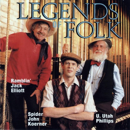the album cover for Utah Phillips - Legends of Folk