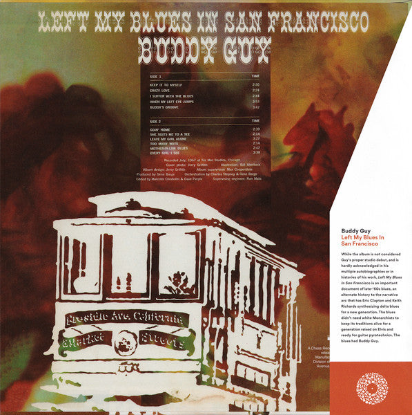 Buddy Guy : Left My Blues In San Francisco (LP, Album, Club, RE, RM, 180)