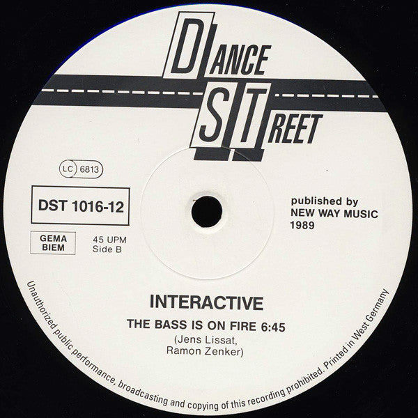 Interactive : The Techno Wave (12", Maxi)