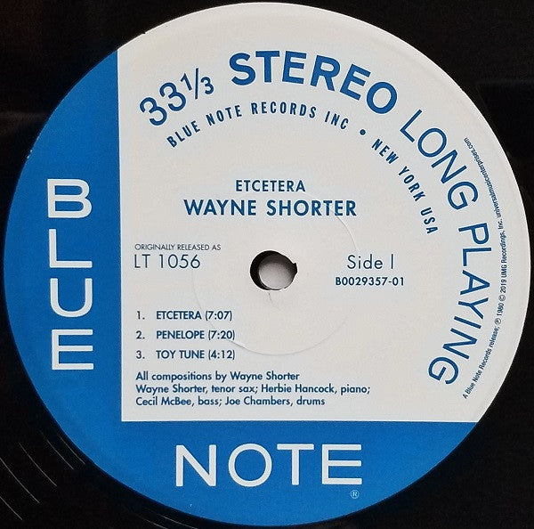 Wayne Shorter : Etcetera (LP, Album, RE, 180)