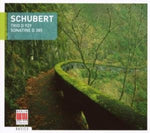 the album cover for F. SCHUBERT - Trio for Piano Violin & Cello