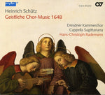 the album cover for Heinrich Schutz - Geistliche Chor-Music 1648