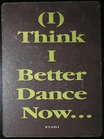 The Art Of Noise Featuring Tom Jones : (I) Think I Better Dance Now... (12", Single, Promo)