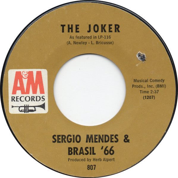 Sergio Mendes & Brasil '66* : Mas Que Nada / The Joker (7", Single, Styrene, Mon)