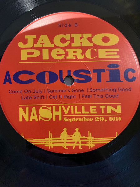 Jackopierce : Nashville, TN September 29, 2018 (LP, Album, Ltd, Num)