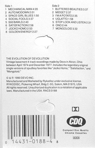 Devo : Hardcore Vol. 1 (Cass, Album)