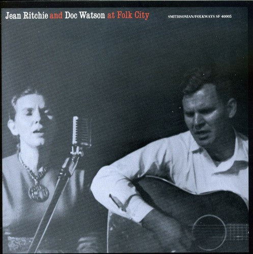 the album cover for Ritchie/Watson - At Folk City