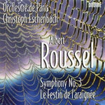 the album cover for A. ROUSSEL - Symphony 3 / Festin de L'araignee