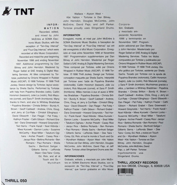 Tortoise : TNT (2xLP, Album, RE, Cle)