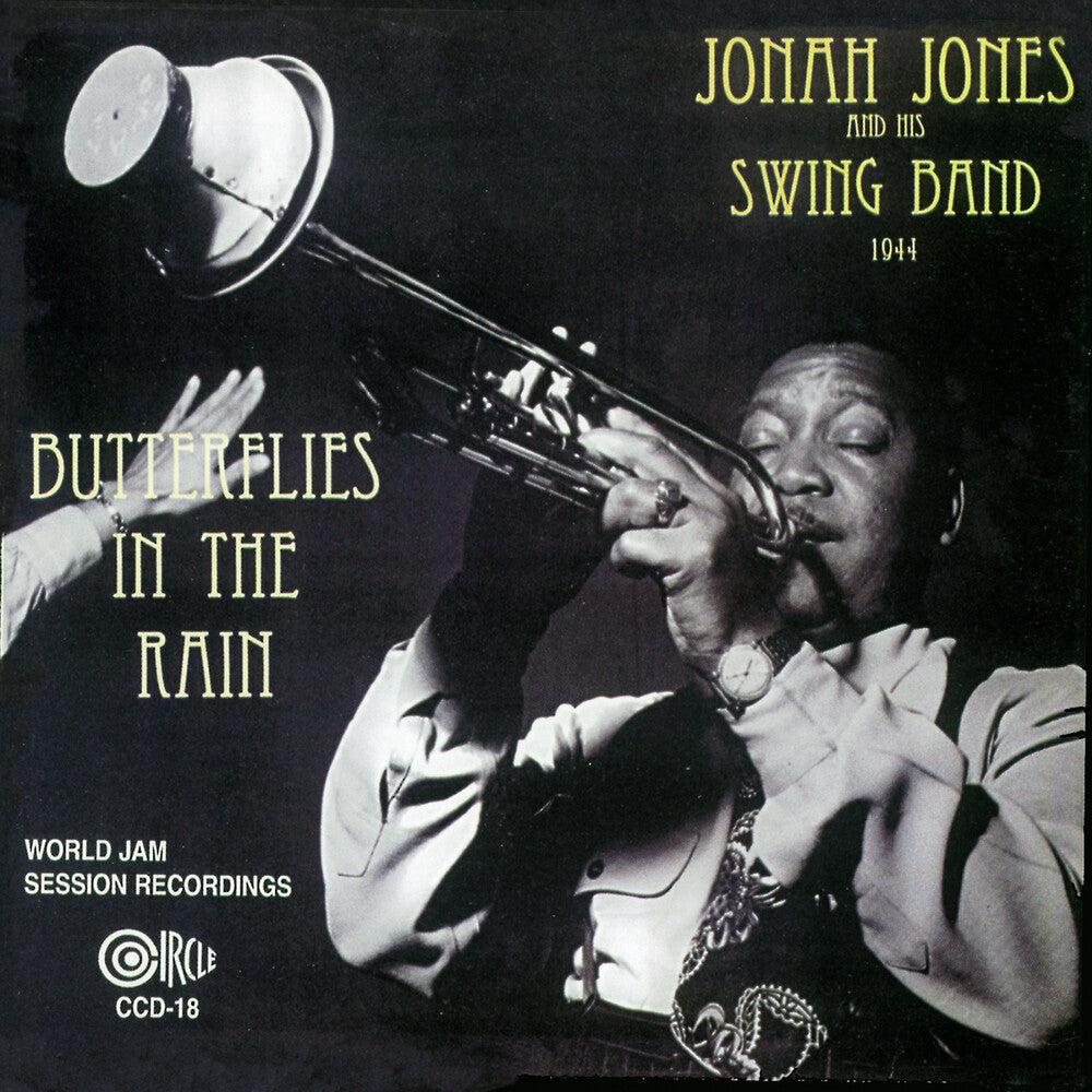 the album cover for Jonah Jones & His Swing Band - Butterflies In The Rain, 1944