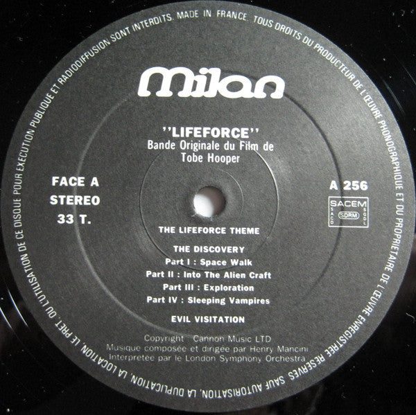 Henry Mancini : Lifeforce (LP)