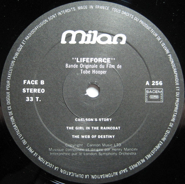 Henry Mancini : Lifeforce (LP)