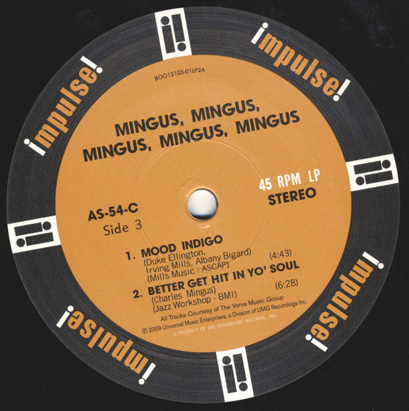 Charles Mingus : Mingus Mingus Mingus Mingus Mingus (2xLP, Album, Ltd, Num, RE, RM, Gat)