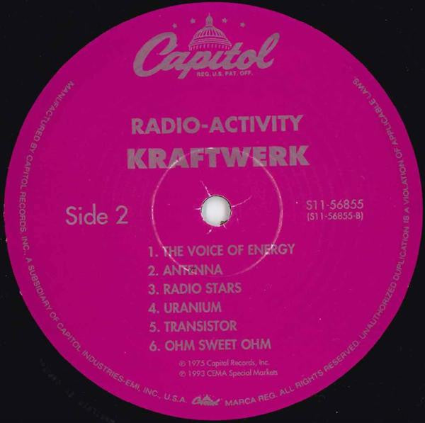 Kraftwerk : Radio-Activity (LP, Album, MP, RE, KEV)