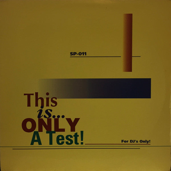 Various : This Is Only A Test! (2x12", Comp, Gra)