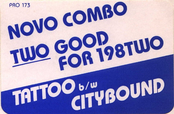 Novo Combo : Tattoo / City Bound (12", Promo)