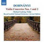 the album cover for Michael Ludwig - Violin Concertos Nos. 1 & 2
