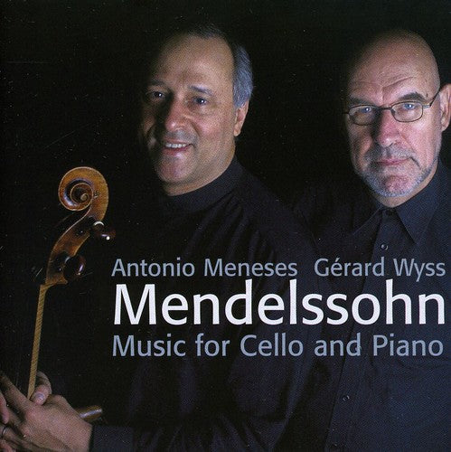 the album cover for Antonio Meneses - Music for Cello & Piano