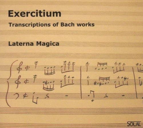 the album cover for J.S. Bach - Exercitium