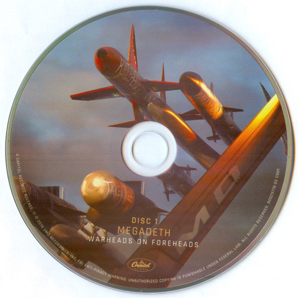 Megadeth : Warheads On Foreheads (3xCD, Album, Comp, RM)