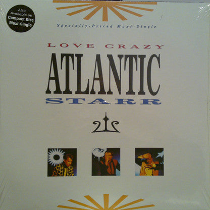 Atlantic Starr : Love Crazy (12", Maxi)