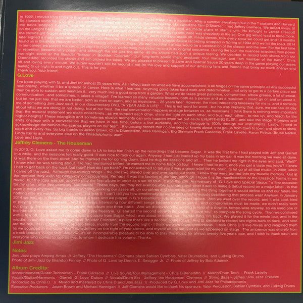 G. Love & Special Sauce : Live At The Boulder Theater (2xLP, Ltd)