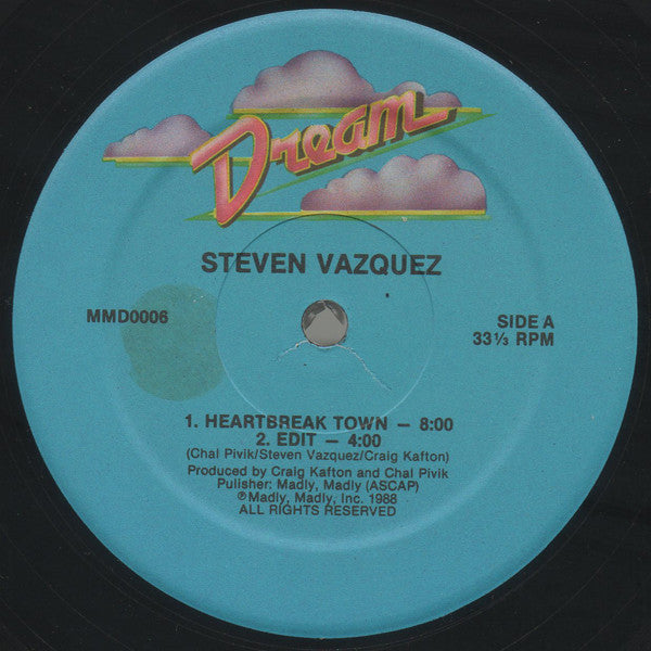 Steven Vazquez : Just One Day (12")