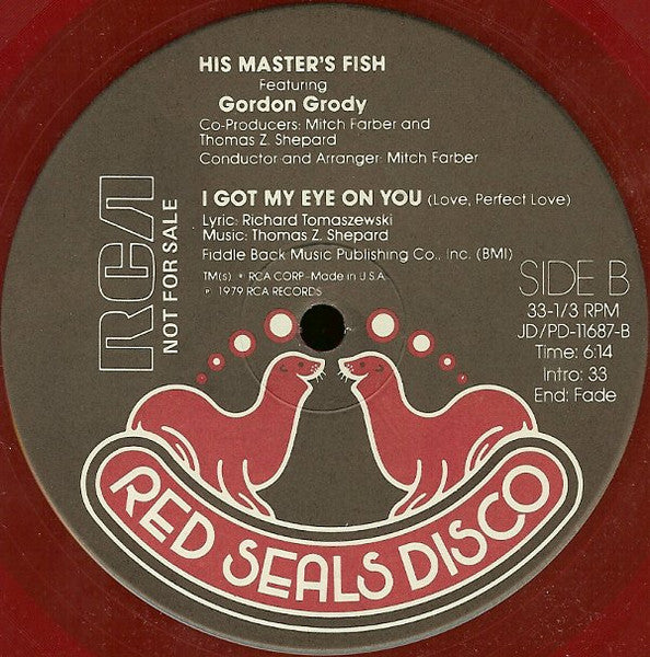 His Master's Fish Featuring Gordon Grody : The Ballad Of Sweeney Todd (12", Promo, Red)