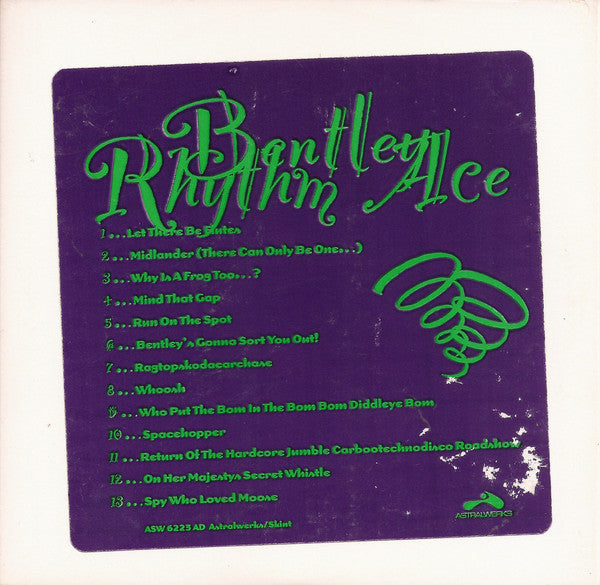Bentley Rhythm Ace : Bentley Rhythm Ace (CD, Album, Promo, Adv)
