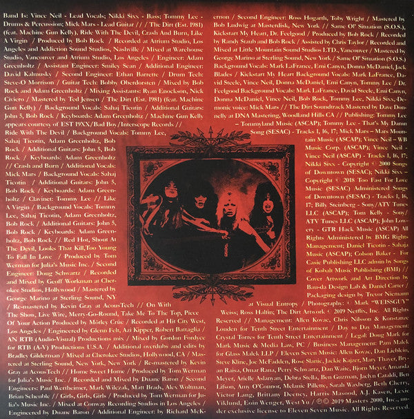 Mötley Crüe : The Dirt Soundtrack (CD, Comp, O-C)