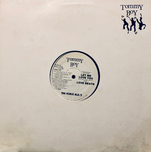 The Force M.D.'s* : Let Me Love You (12", Promo)