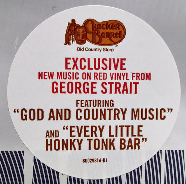 George Strait : Honky Tonk Time Machine (LP, Album, Red)