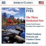 the album cover for James Sinclair - Three Orchestral Sets